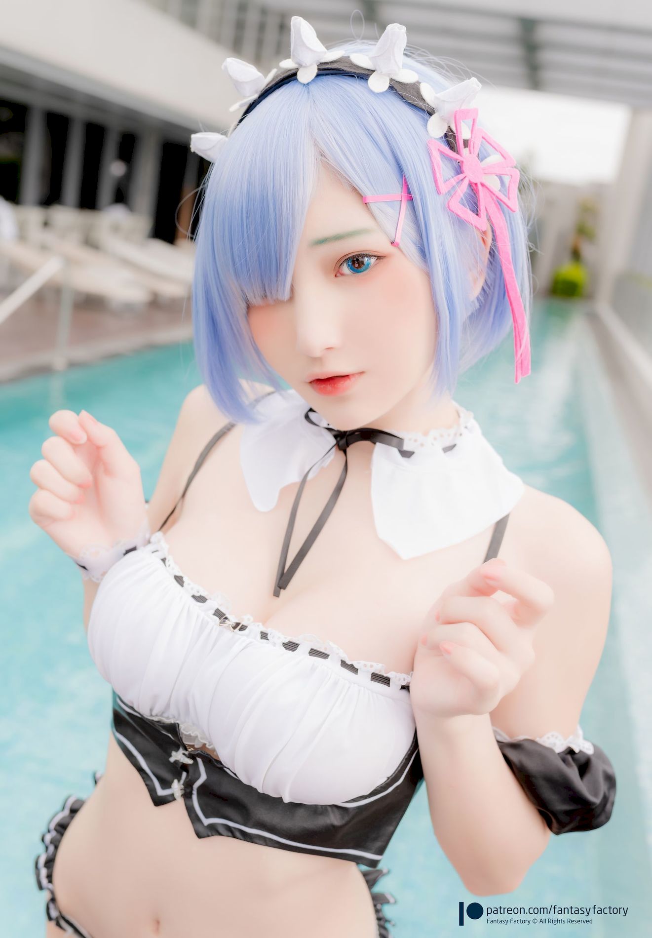 cosͼ FantasyStoryͼ] 2020.08 swimsuit СDing ķӾװ ߾ϸͼ ģ Rem P.6